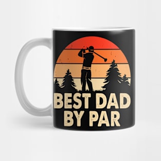 Best Dad By Par T Shirt For Men T-Shirt Mug